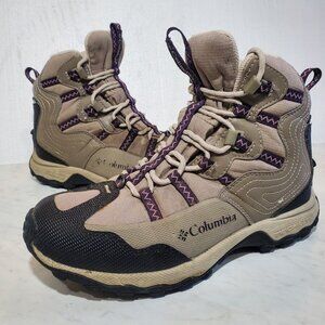 Columbia Women's 6.5 US Winter Insulated Trek Omni-Tech /Tan Boots Shoes